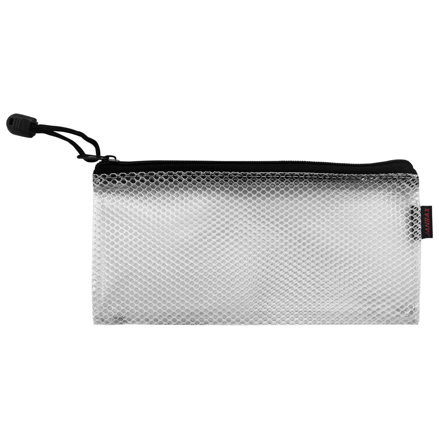 Premium DL Black Zip Mesh Bag by Janrax