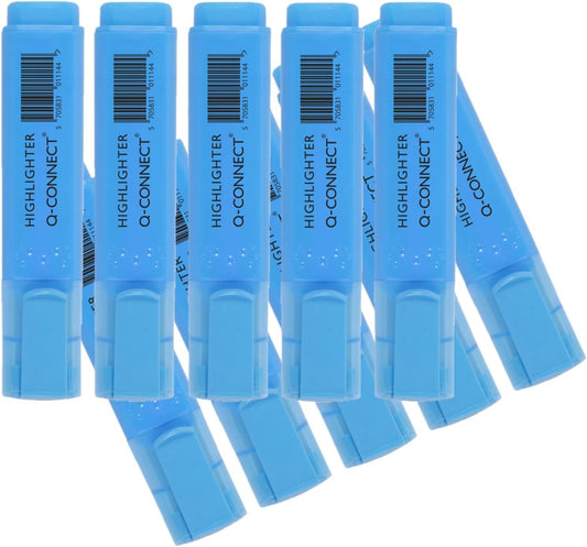 Blue Highlighter Pens (Pack of 10)