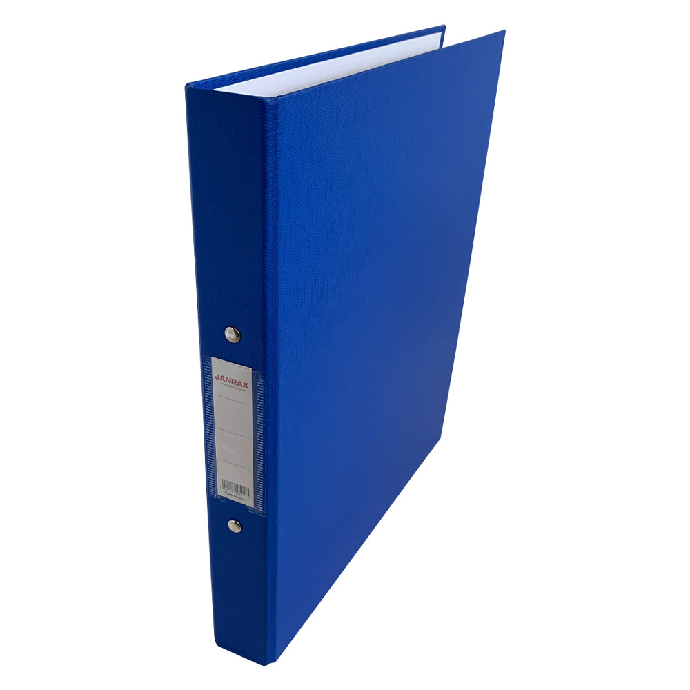 Pack of 10 A4 Blue Paper Over Board Ring Binders by Janrax