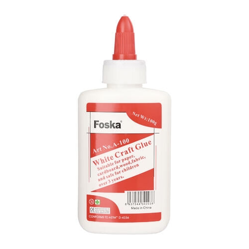 White Glue in Flat Bottle 100g