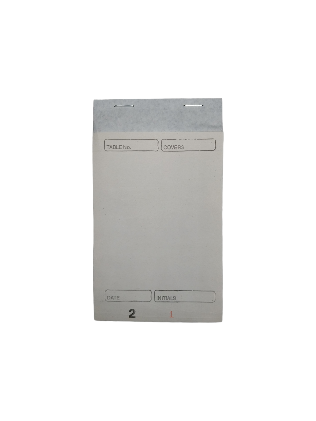 Pack of 10 95mm x 170mm White Duplicate with Carbon Restaurant Service Pads