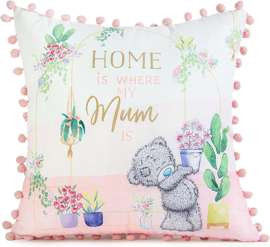 Me To You Tatty Teddy 'Mum' Cushion with Pom-Pom Trim