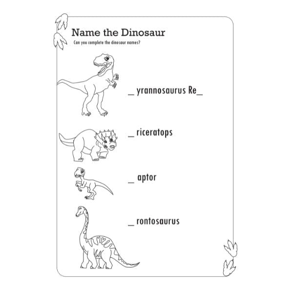 My Wild Dragon & Dinosaur All-In-One Activity Book