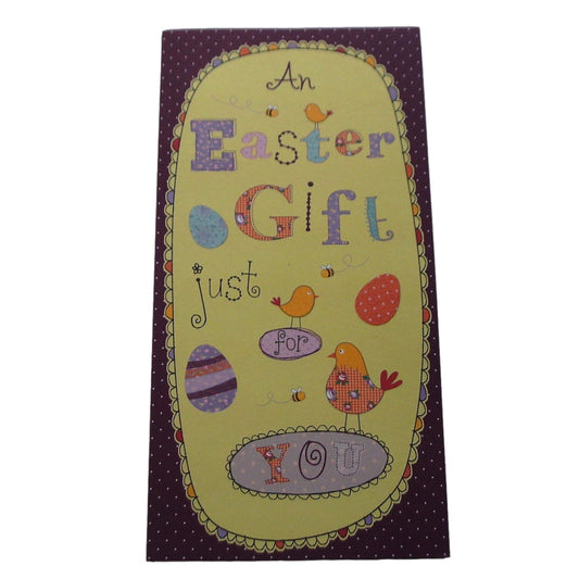 Easter Money Wallet Open Gift Greeting Card