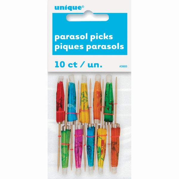 Pack of 10 Paper Umbrella Picks