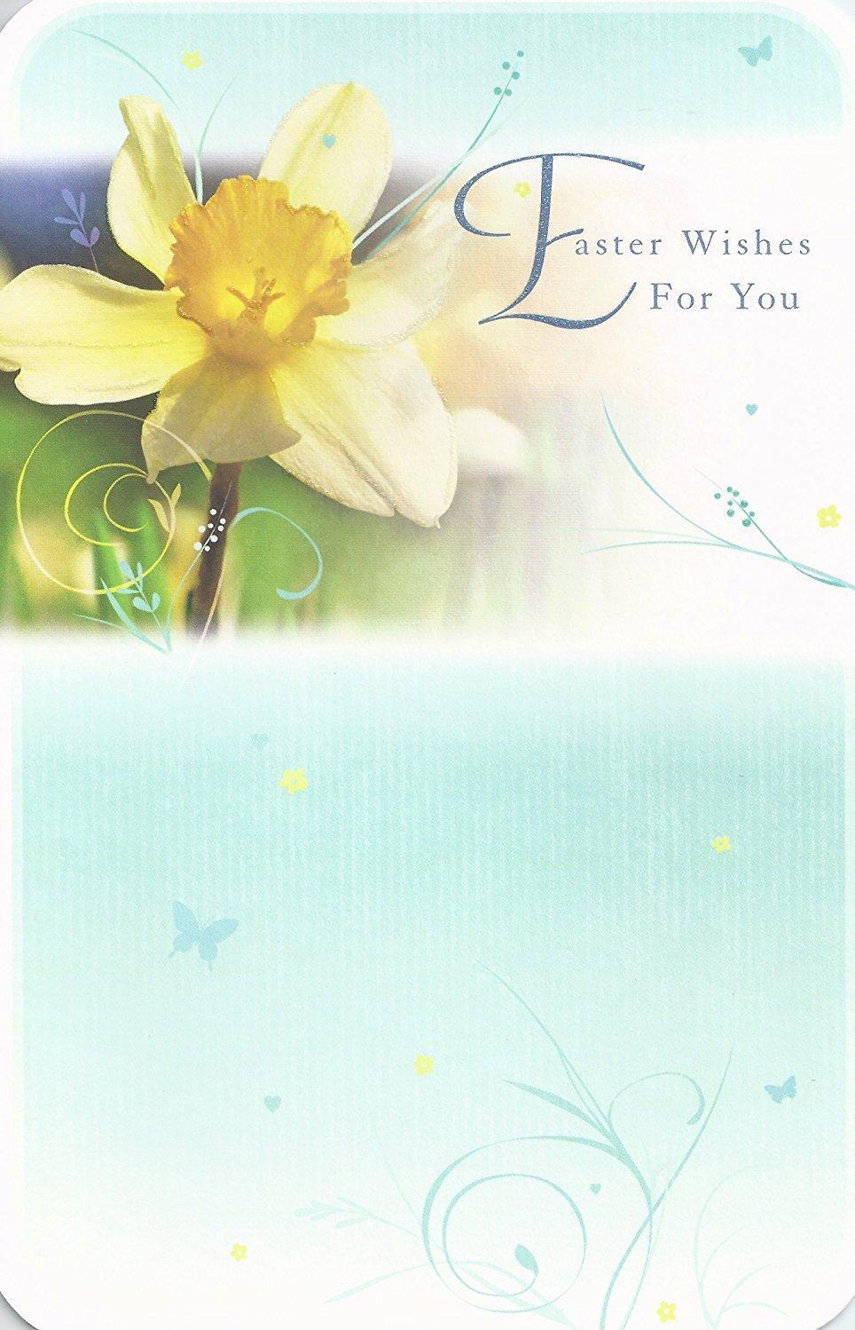 Easter Wishes for you Elegant Greeting Card