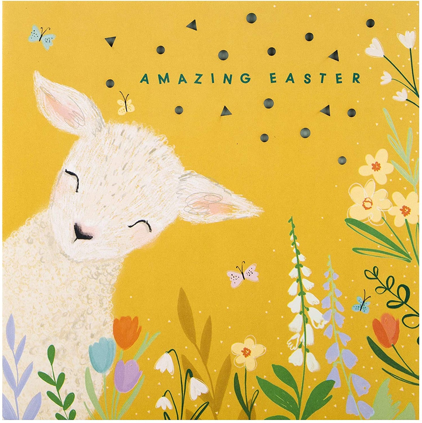 Cute Die-Cut Design Easter Card