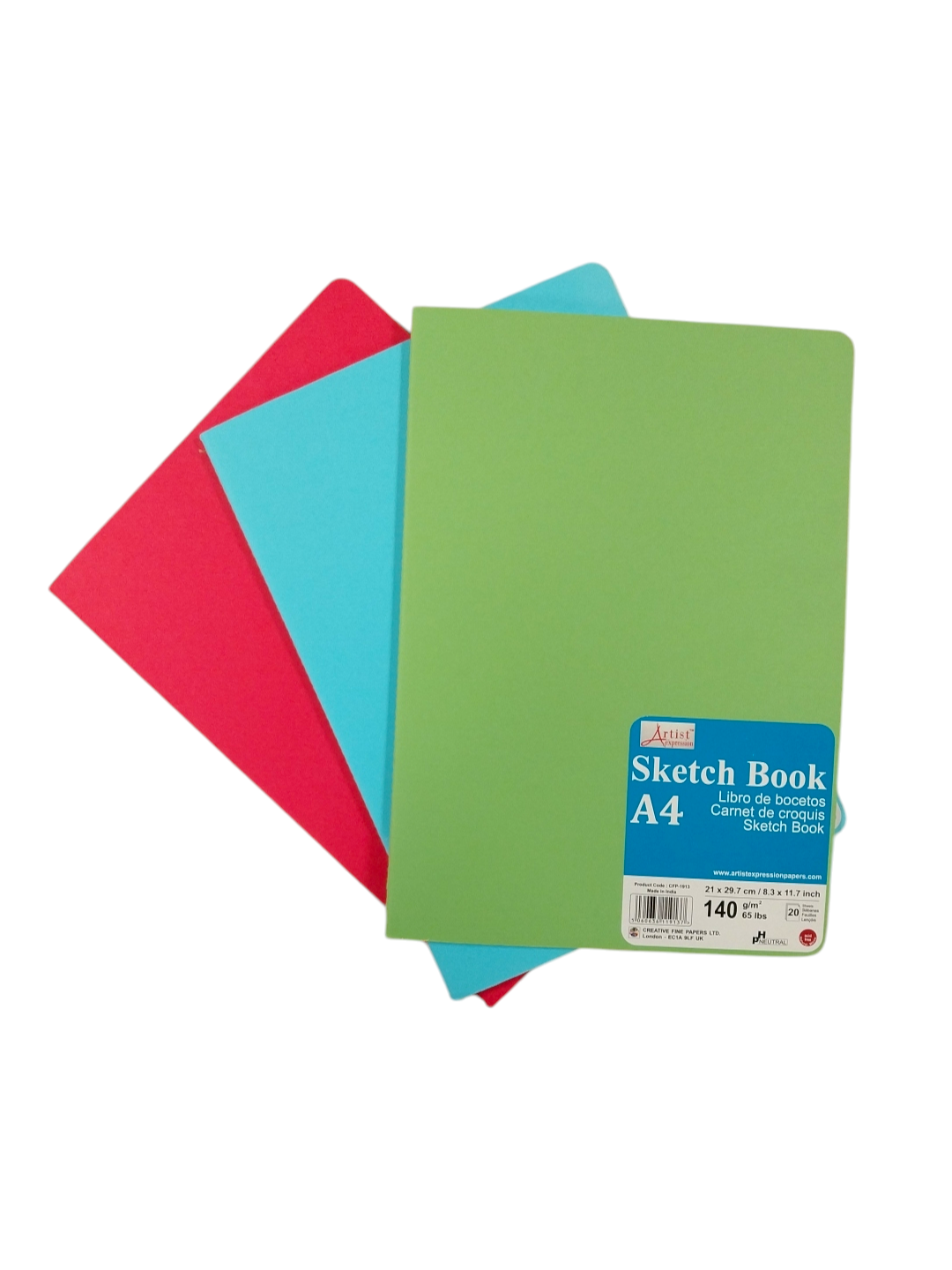 Single A4 20 Sheets Sewing Binding Sketch Book