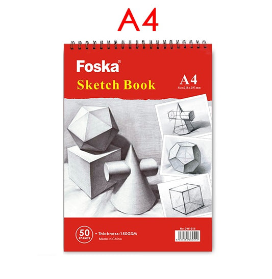 A4 Sketch Book Top Spiral Bound