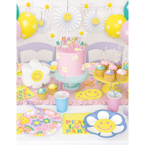 "Happy Birthday" Letter Pick Candles with Decals