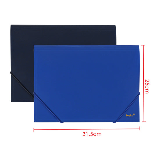 A4 Spread Bag Folder with Elasticated Closure