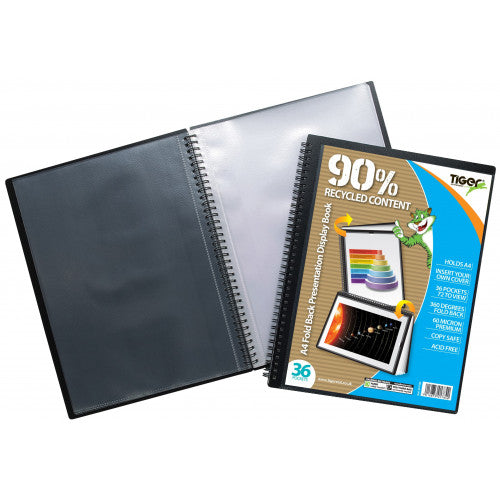 A4 36 Pocket Foldback Presentation Display Book