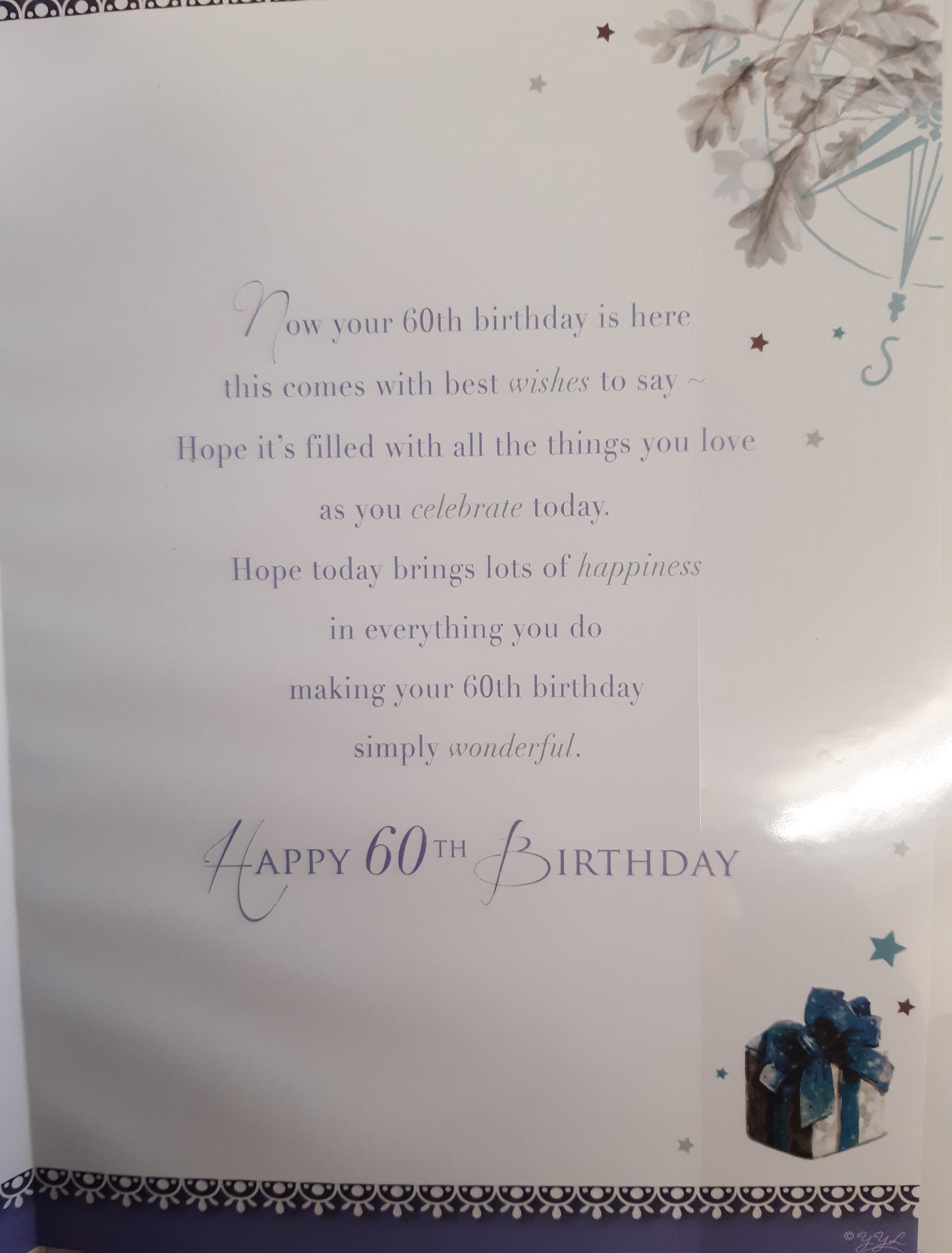 Male 60 Celebrate In Style! Birthday Card