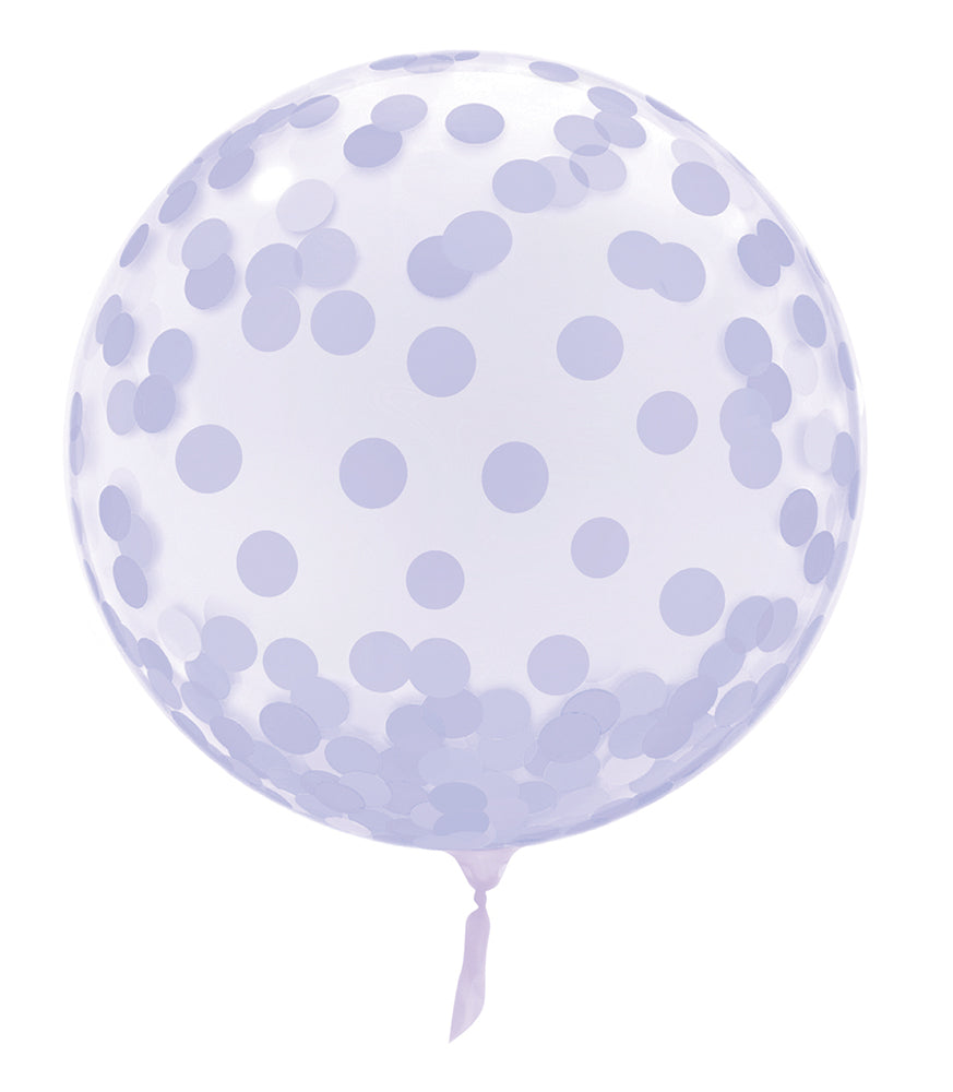 Purple Spotted 18" Vortex Balloon