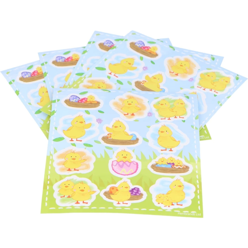 12 X Sheet of 12 Easter Stickers