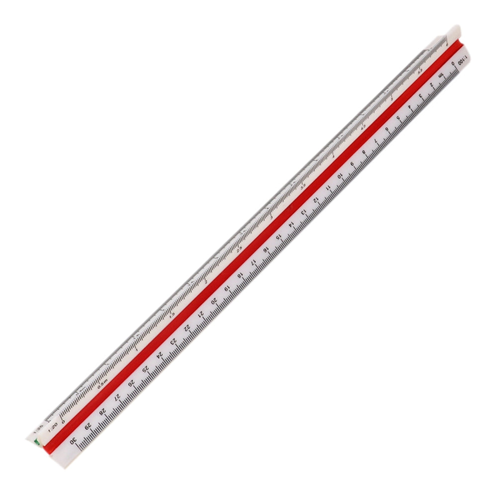 30cm Plastic Triangular Scale Ruler 