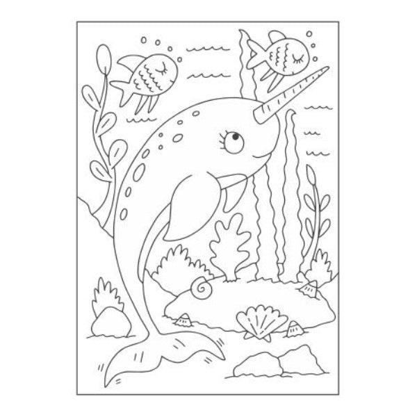 Magical Creatures Colouring Book