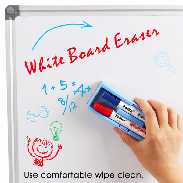 EVA Dry Erase Whiteboard Eraser with Pen Holder