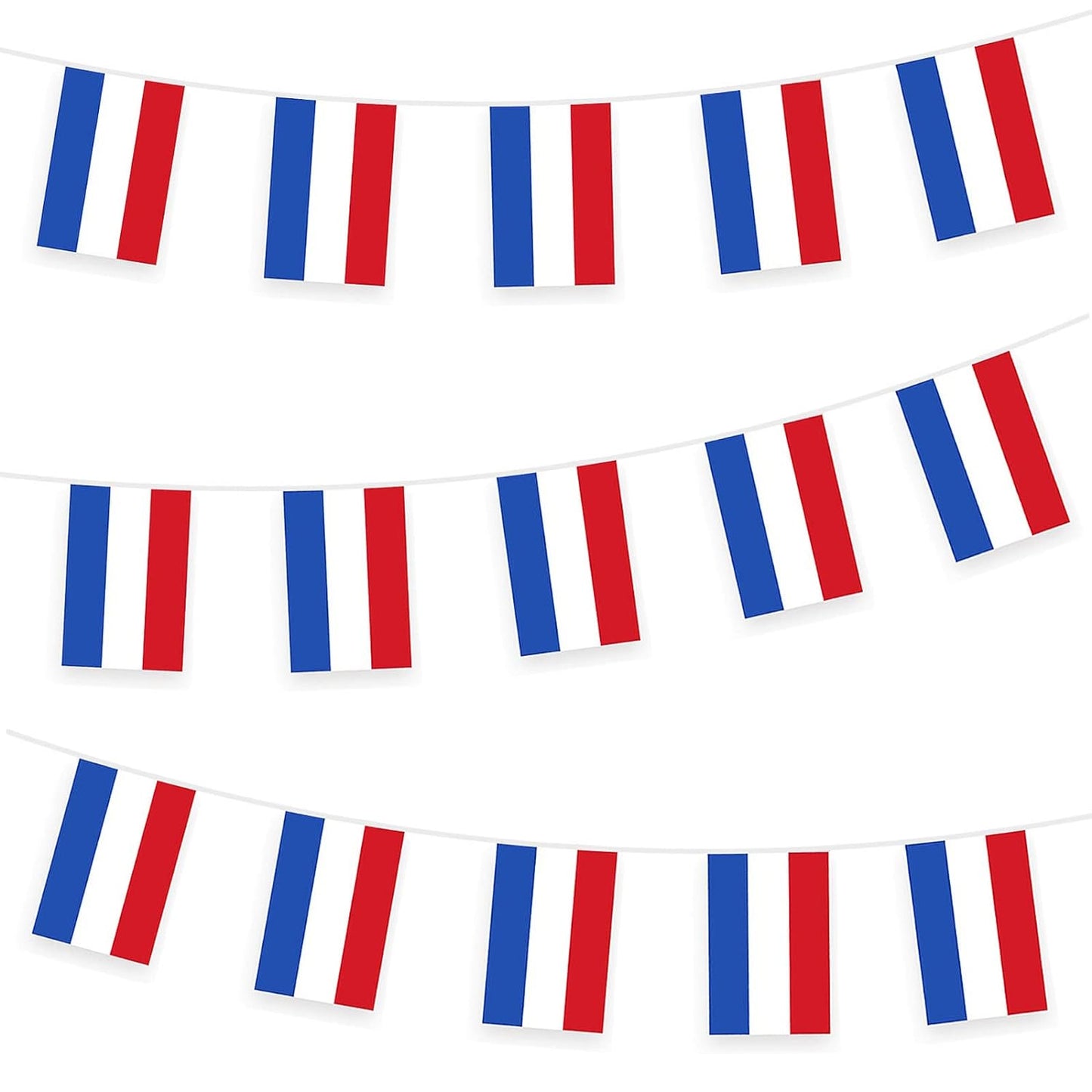 Netherlands Rectangle Bunting 10m with 20 Flags