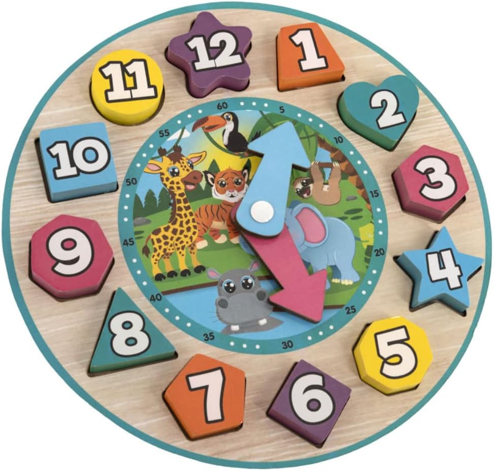 Wooden Learning Clock