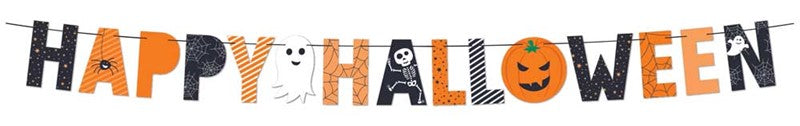 2m Happy Halloween Paper Bunting