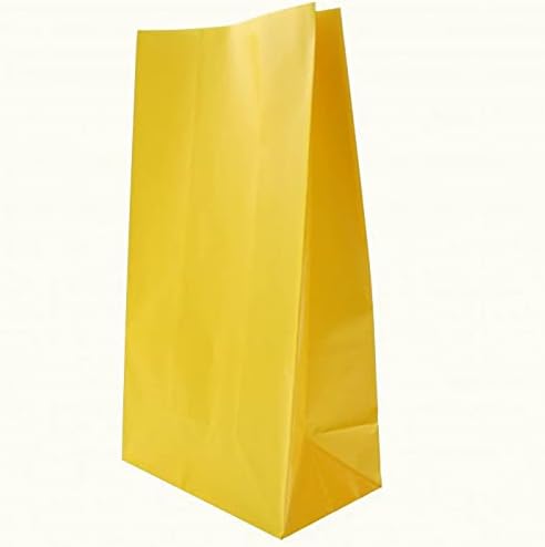 Pack of 12 Sunflower Yellow Paper Party Bags