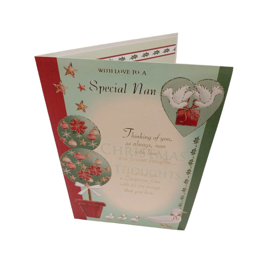 For a Special Nan Christmas Greetings Card {DC}