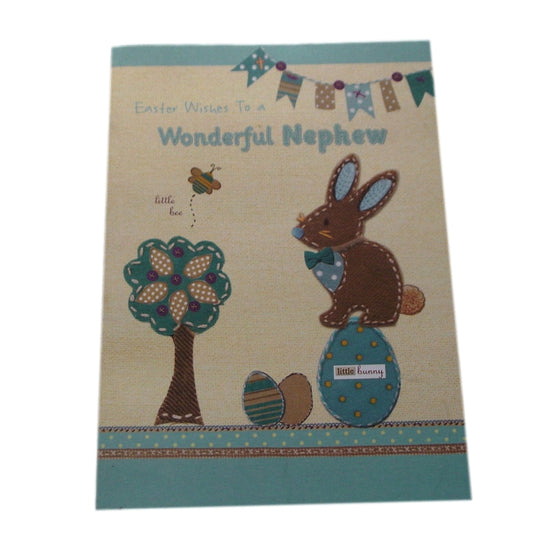 To A Wonderful Nephew Nice Verse Easter Greeting Card 