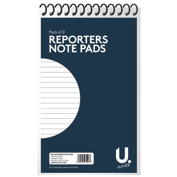 Pack of 3 5"x8" 40 Sheets Reporters Note Pads