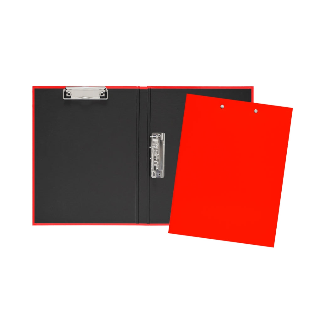 Red A4 Clipboard Document Clamp File Folder