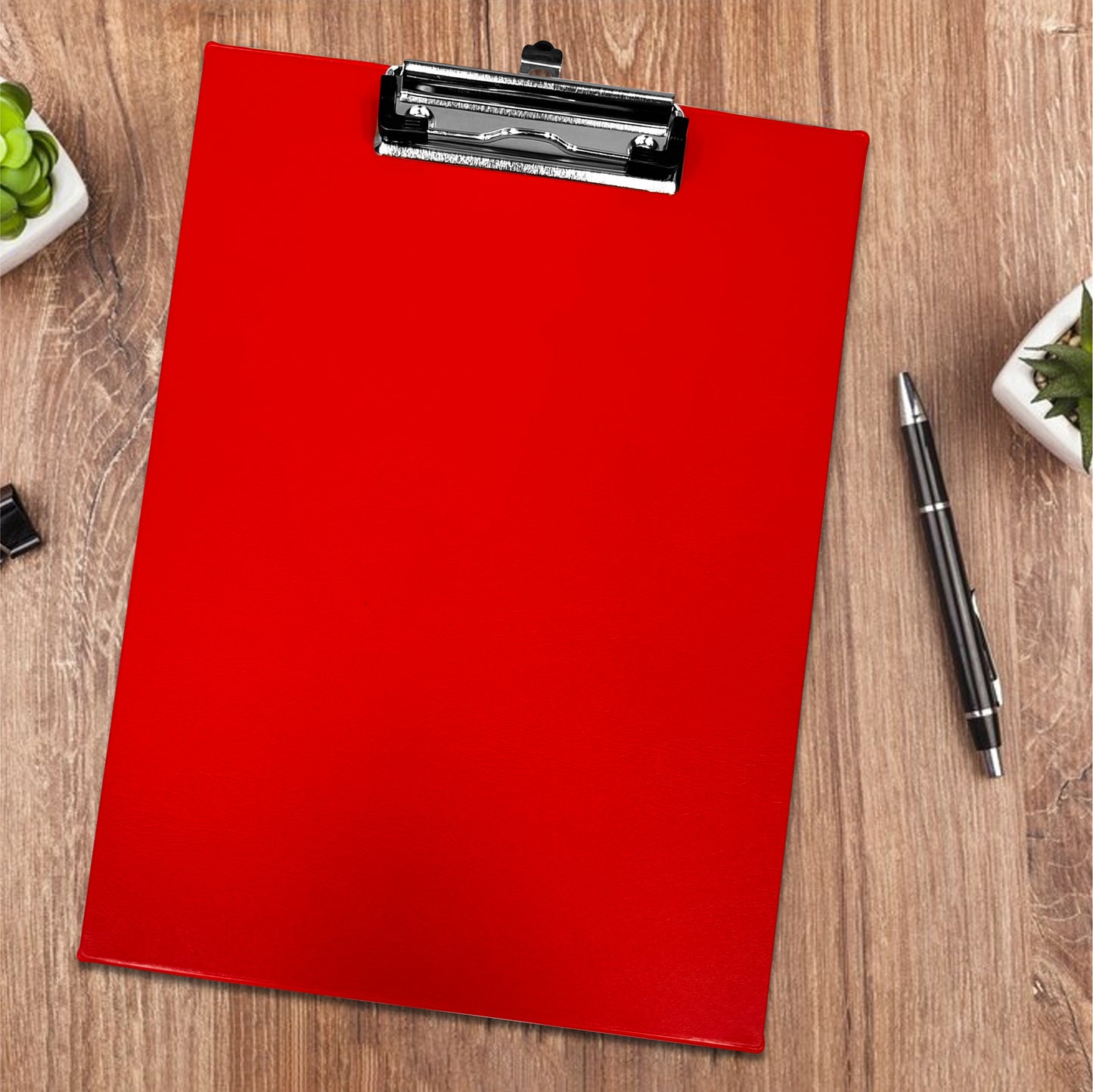 Janrax A4 Red PVC Single Clipboard