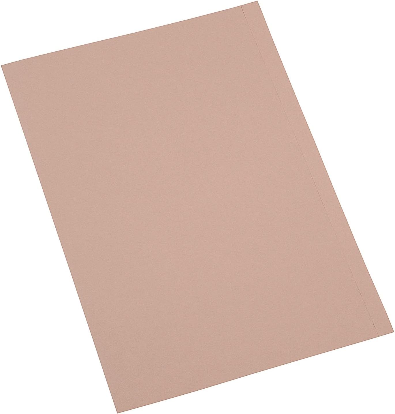 Pack of 100 Lightweight 180gsm Foolscap Buff Square Cut Folders