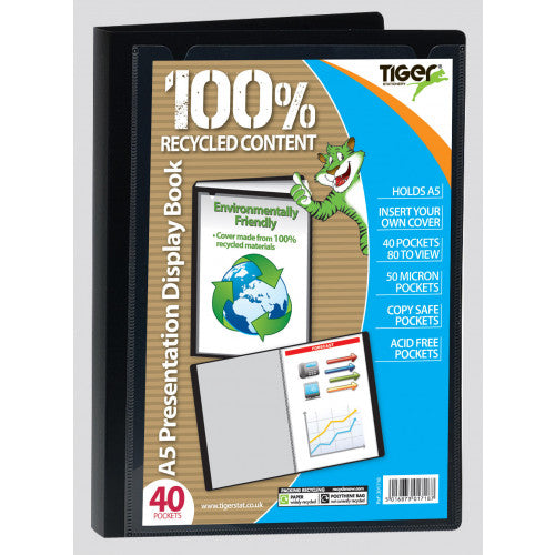 Tiger A5 40 Pocket Presentation Display Book