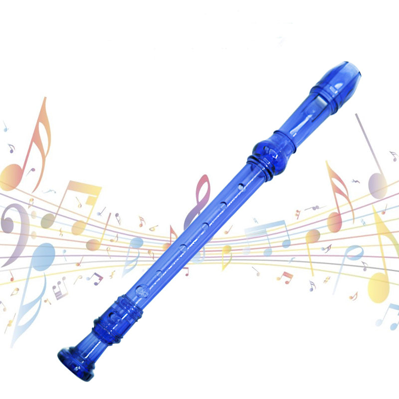 Transparent Colour Flute with Cleaning Stick