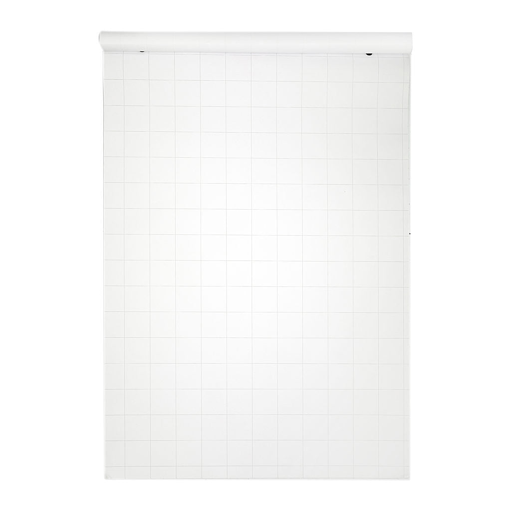 Rhino A1 30 Leaf 50mm Squared with Plain Reverse Educational Numeracy Flip Chart Pad