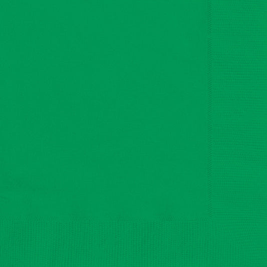 Pack of 20 Emerald Green Solid Luncheon Napkins