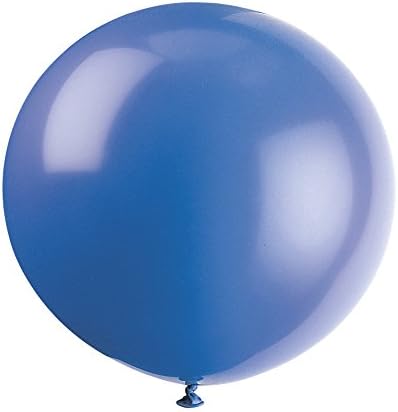 Pack of 6 Assorted Colours 36" Latex Balloons