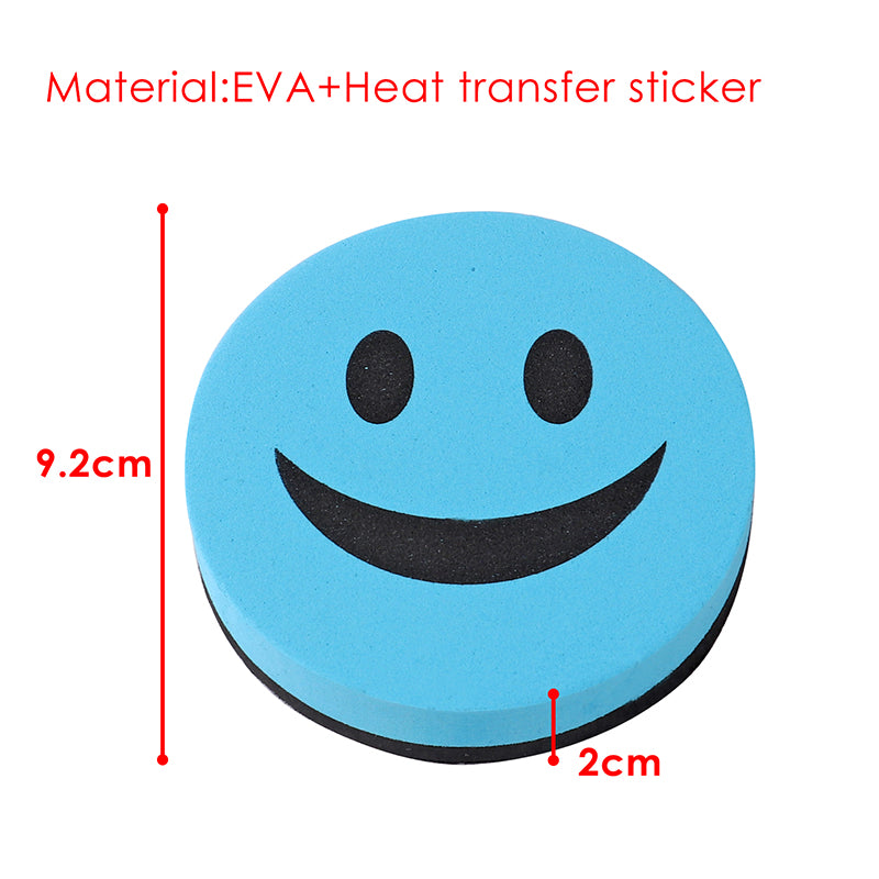 Smiley Face Design Magnetic Whiteboard Eraser