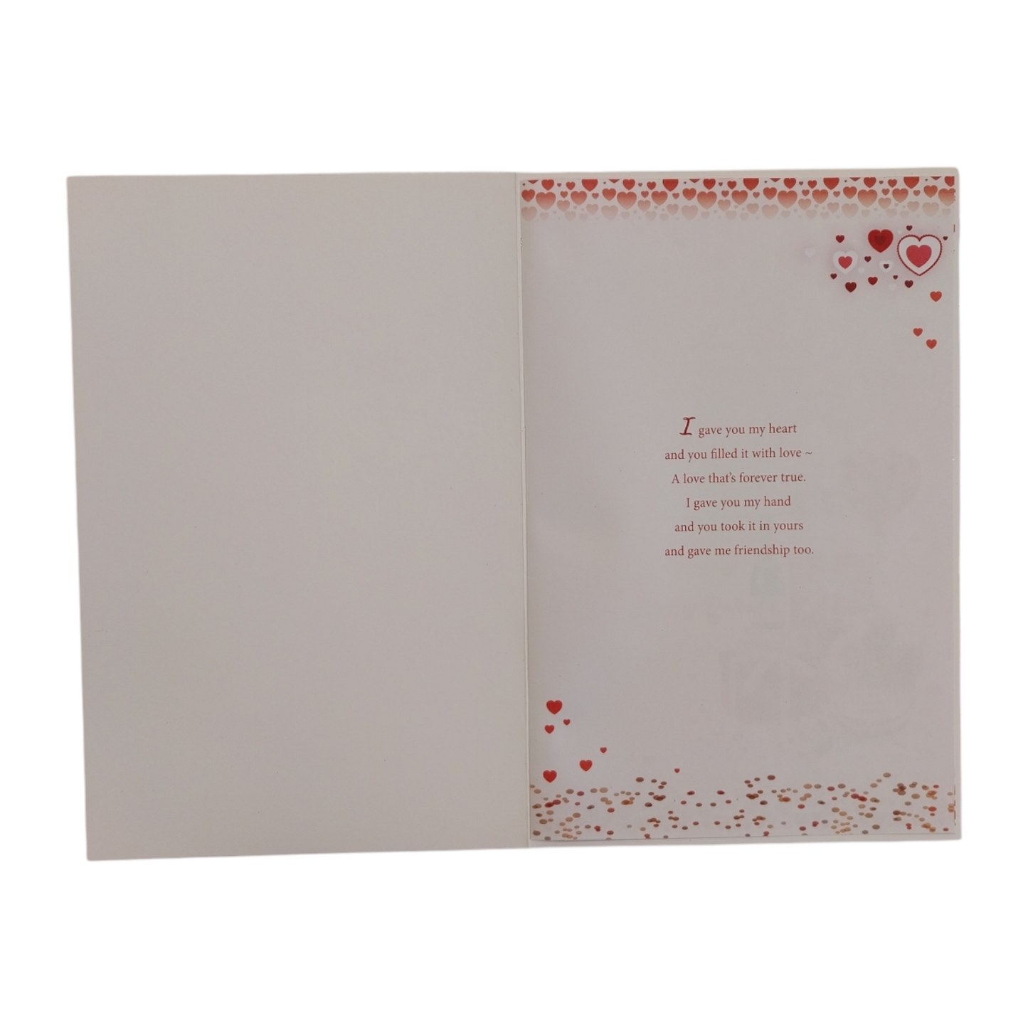 For Wife Red Heart Design With Special Thought Valentine's Day Boxed Card