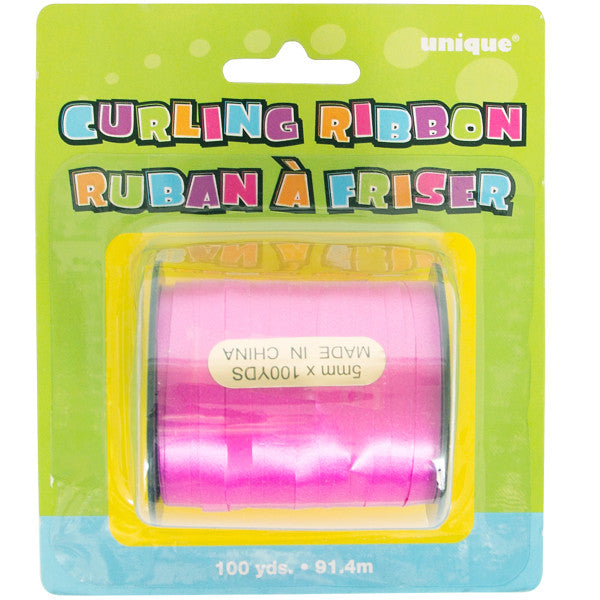 Hot Pink Curling Ribbon 100 yds