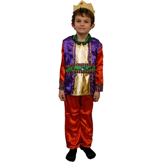 Child Nativity King Fancy Dress Costume 4-6 Year Olds