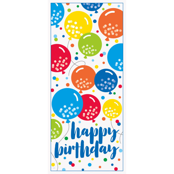 Balloon Cheer Happy Birthday Door Poster