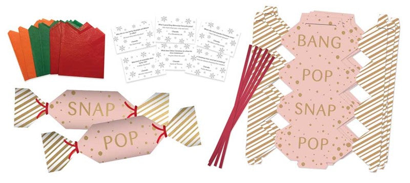 Single Pack of 6 Make Your Own Christmas Cracker Kit