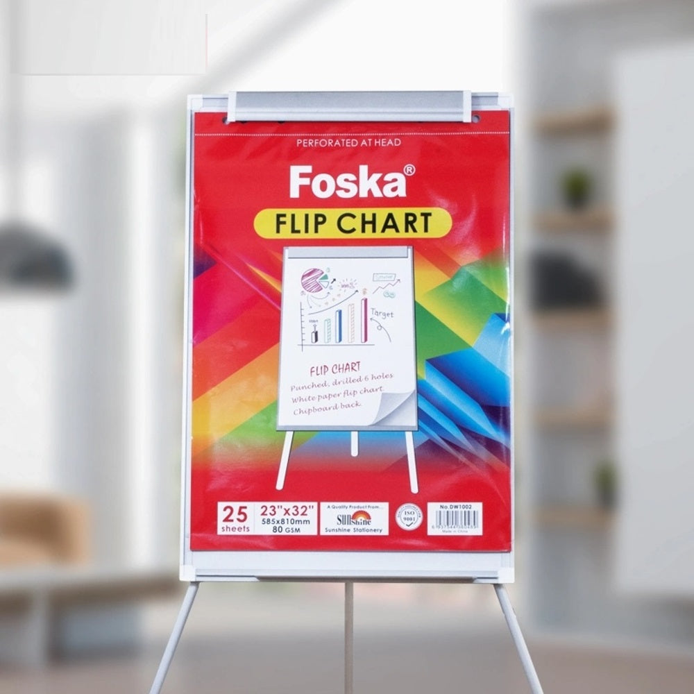 25 Sheets Flip Chart Paper Pad 23" x 32"