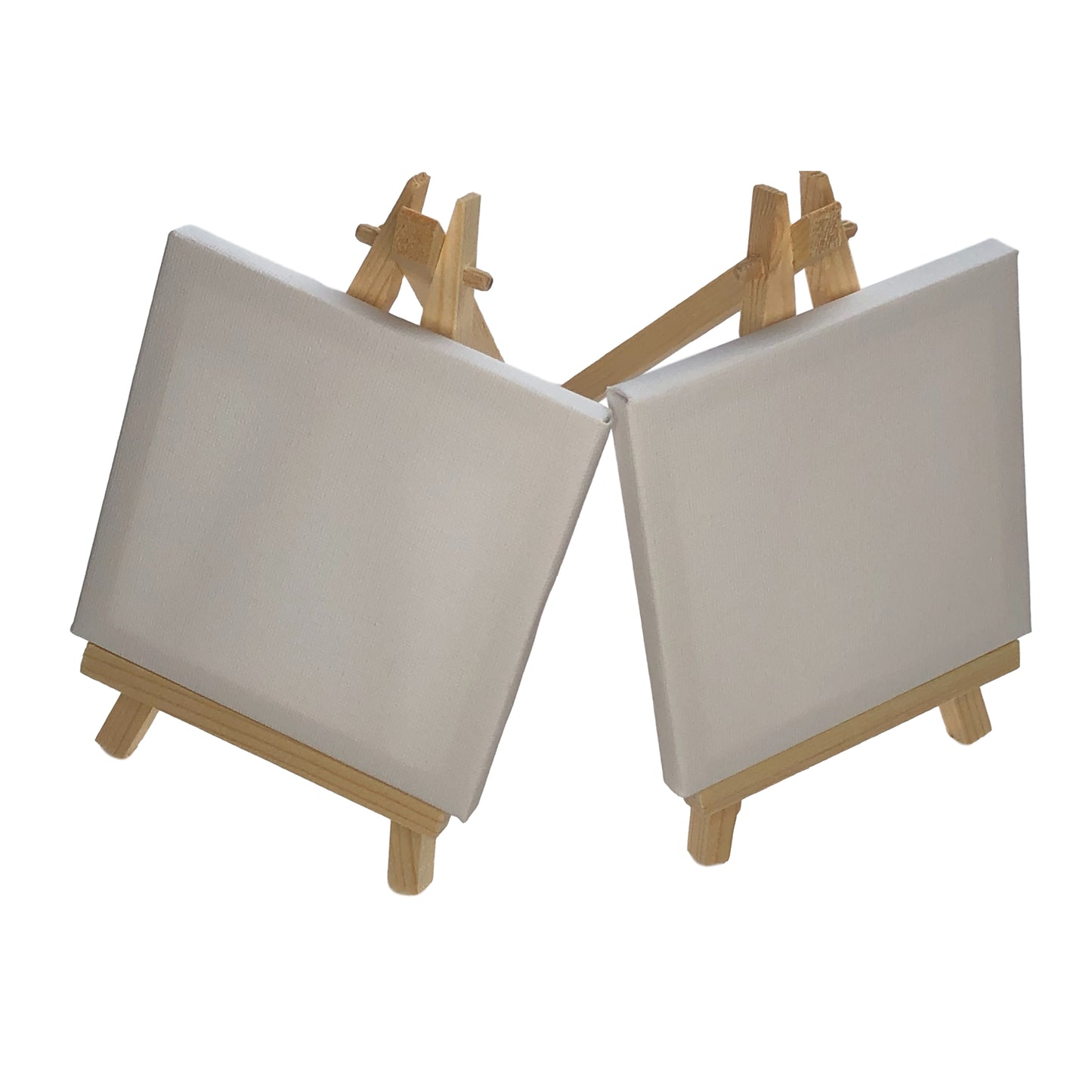 Mini Easel and Canvas Set