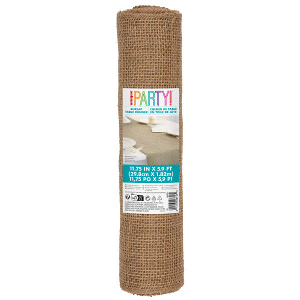 Burlap Table Runner 5.9 ft