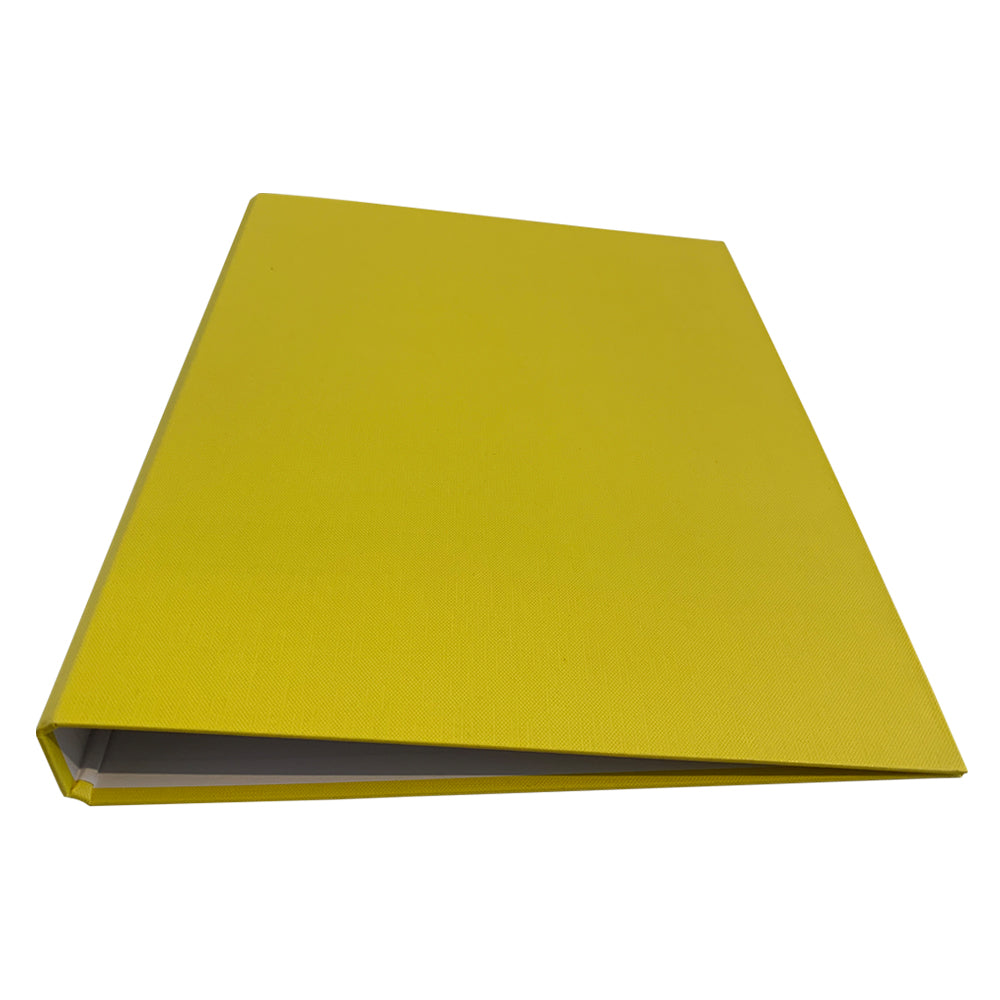 A4 Yellow Paper Over Board Ring Binder by Janrax