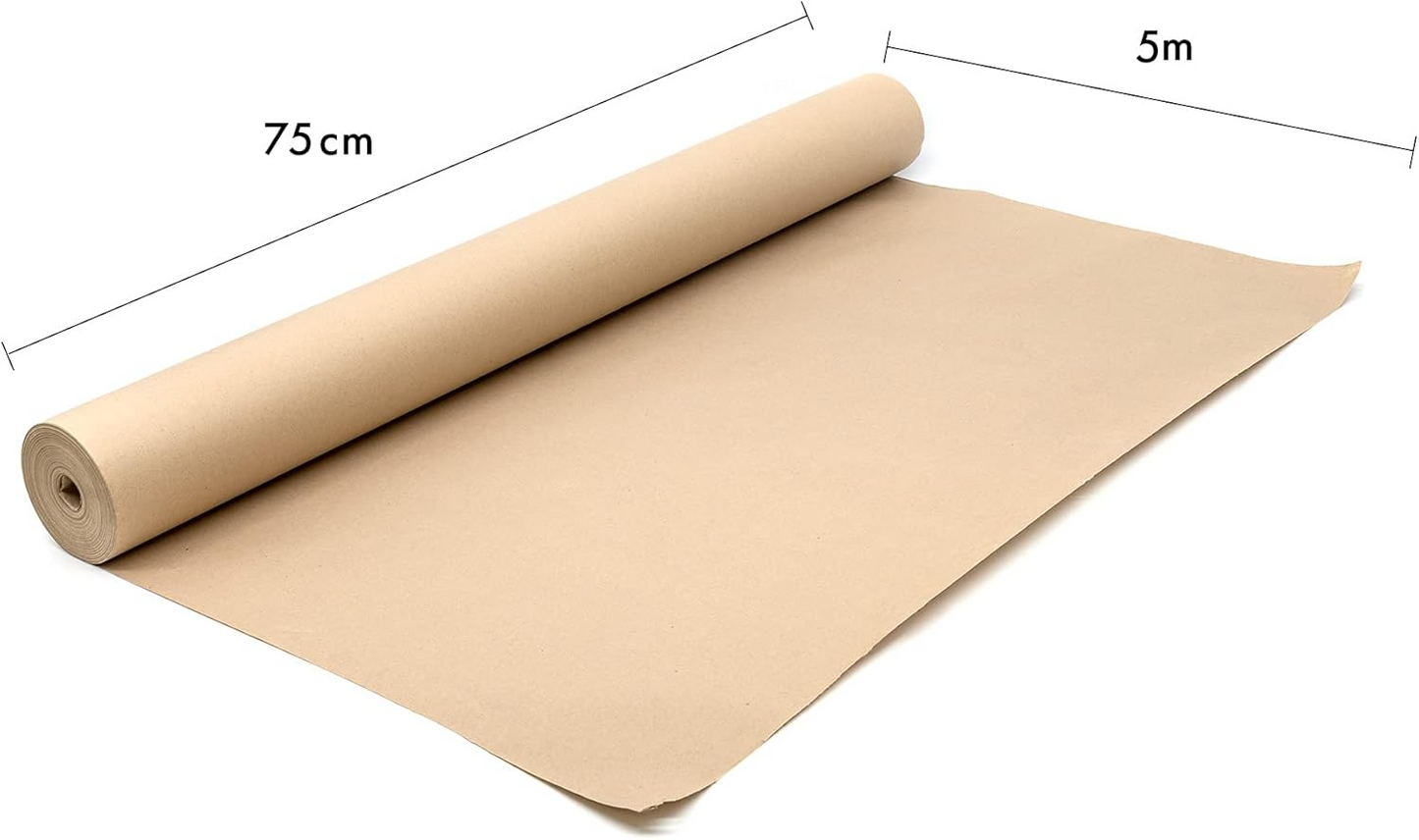 Brown Wrapping Paper Roll 750mm x 5m