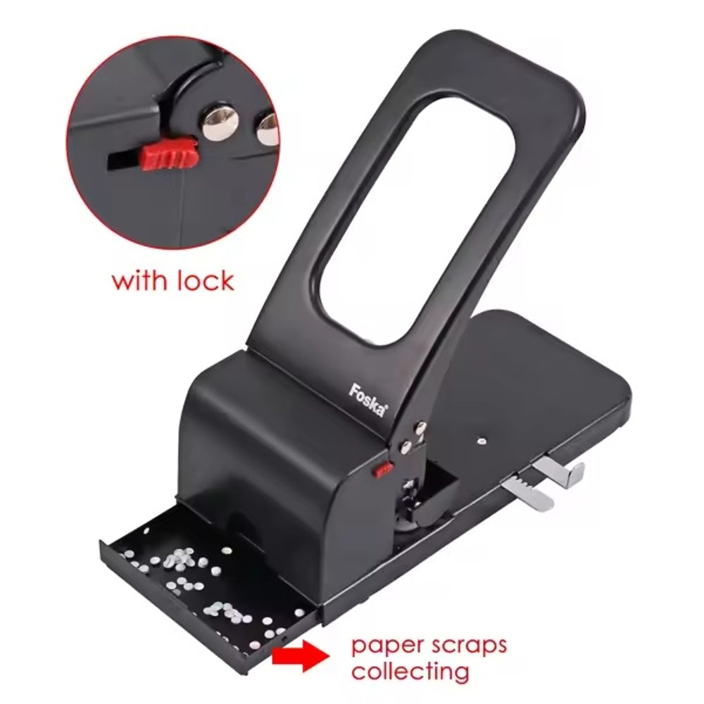 Heavy Duty Paper Hole Punch 100 Sheet Capacity