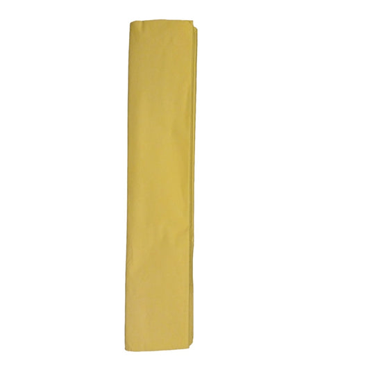 Pack of 10 Yellow Crepe Paper 50 x 200cm